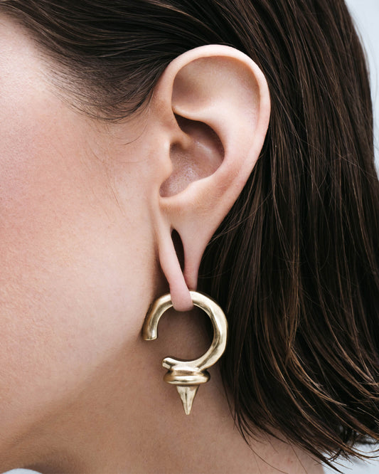 Record Earring Holder with Beaded Hanger – jotastic