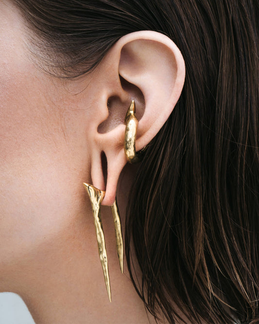 BLOOM HANGERS BY JENTONIC X ASK & EMBLA, Stretched Ear Jewelry
