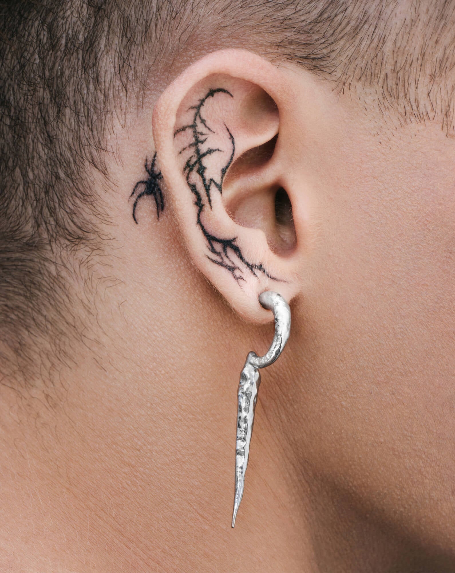 20+ Creative Ear Tattoos That Are More Fun Than Wearing Earrings | Ear  tattoo, Inner ear tattoo, Tattoos