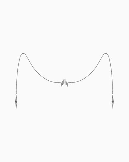 HERESIA Face Chain-Face Jewelry- Silver - - Ask & Embla