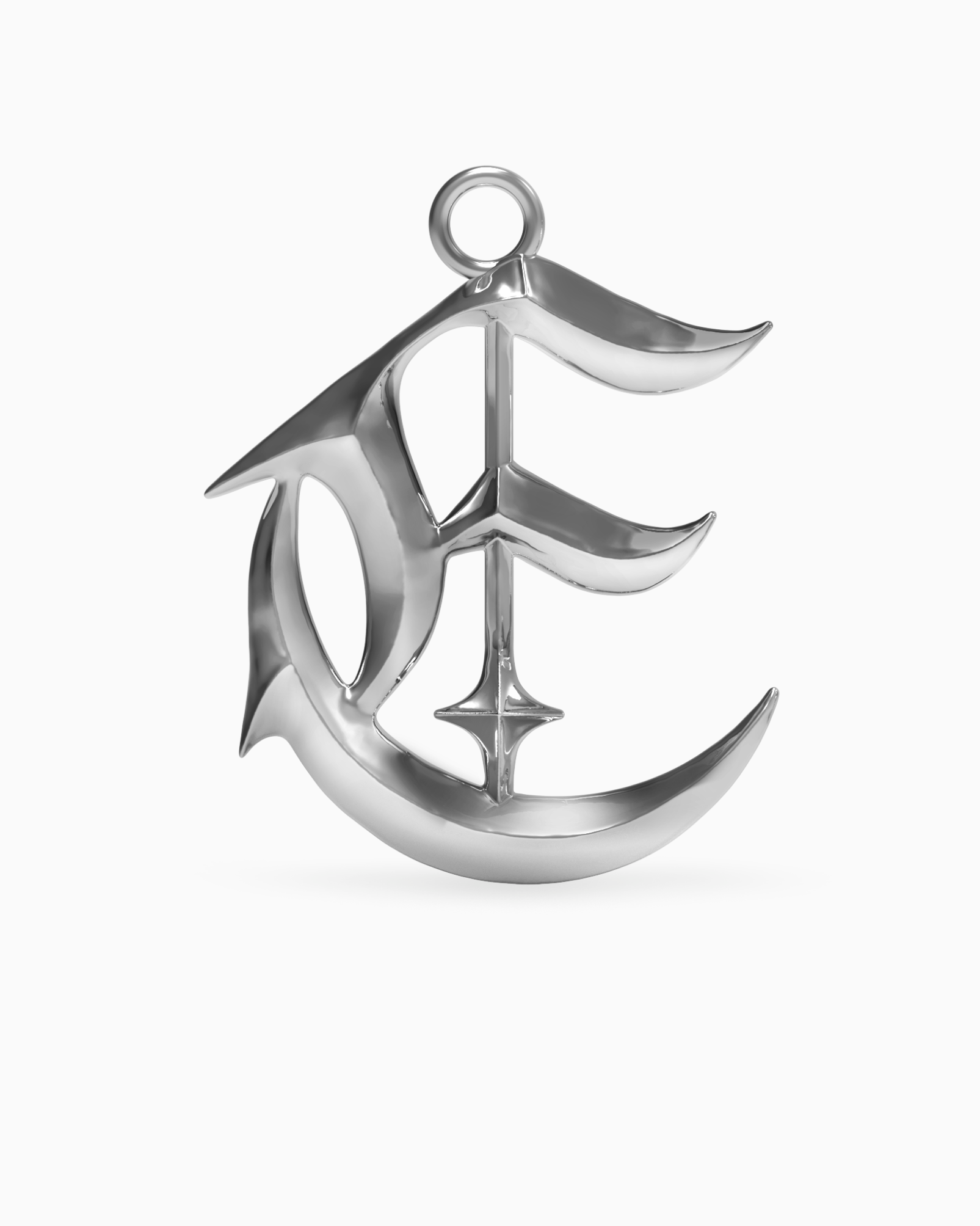 Embla Rune Blackletter Charms | Ask & Embla | 925 sterling silver letter charms