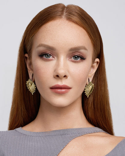 Sacred Heart Hangers-Clicker Hangers- Gold - - Ask & Embla