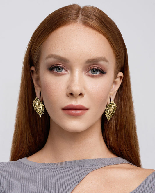 Sacred Heart Hangers-Clicker Hangers- Gold - - Ask & Embla