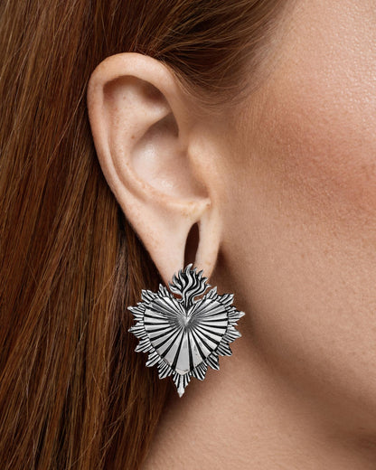 Sacred Heart Hangers-Clicker Hangers- Gold - - Ask & Embla