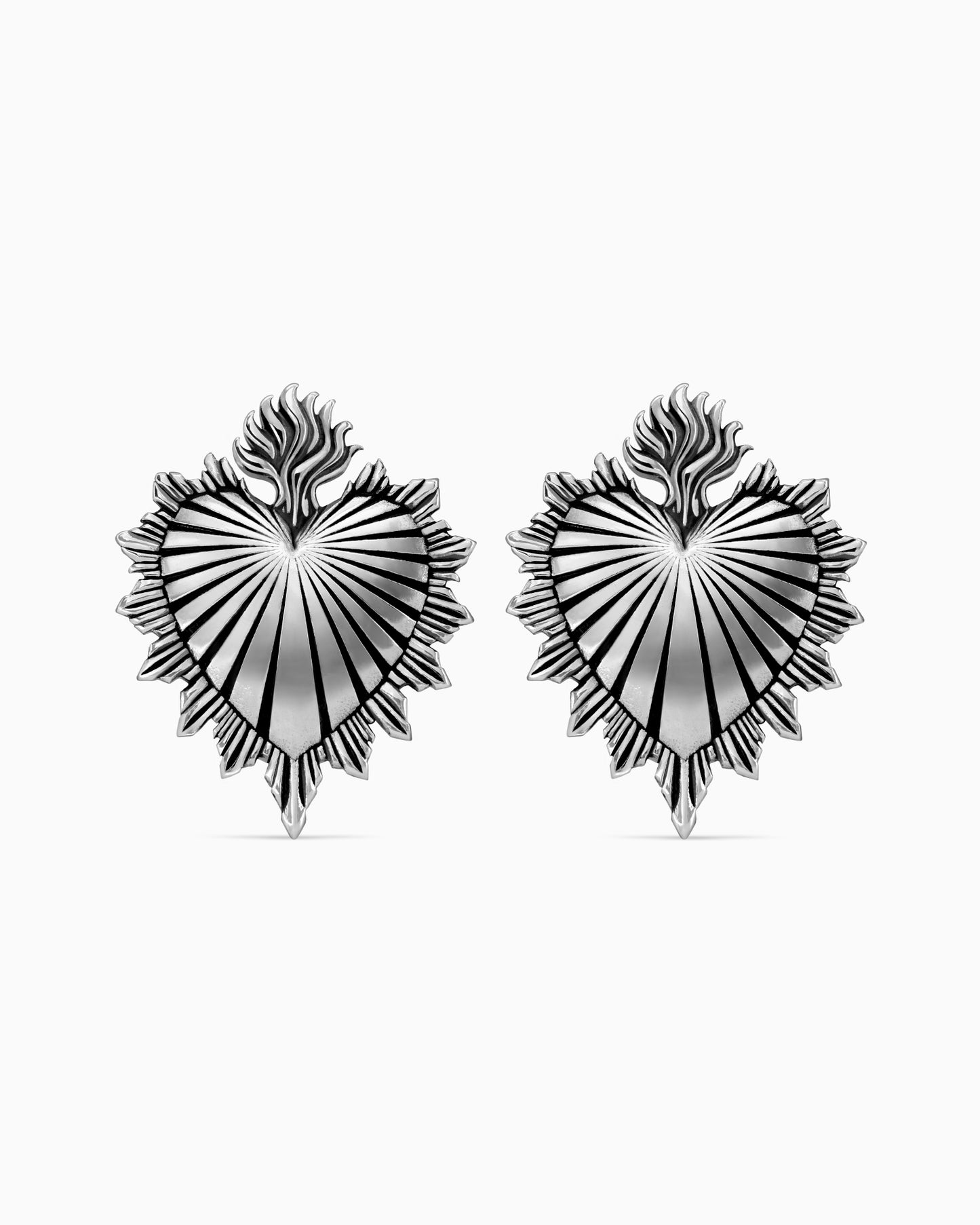 Sacred Heart Hangers-Clicker Hangers- Silver - - Ask & Embla