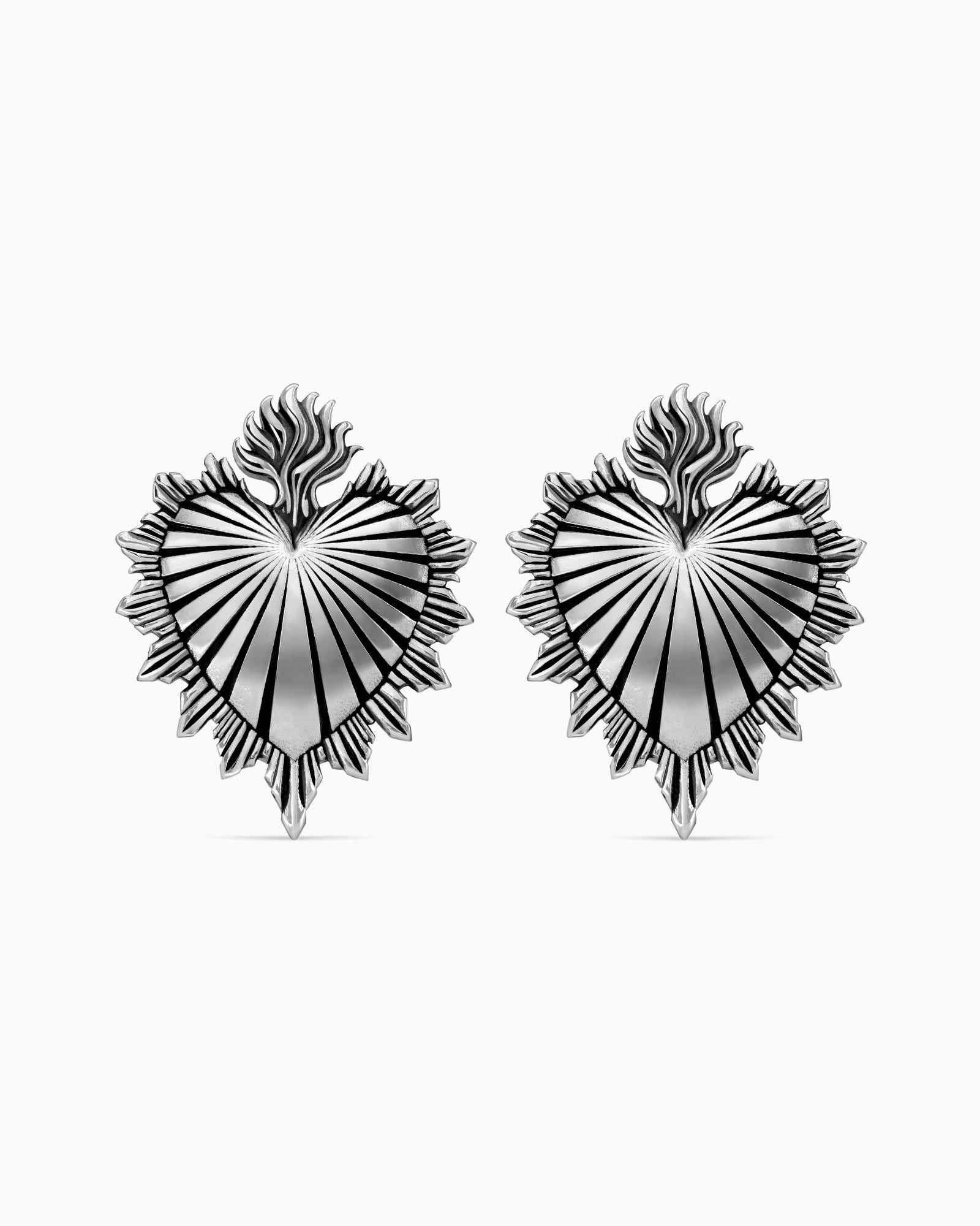 Sacred Heart Hangers-Clicker Hangers- Silver - - Ask & Embla