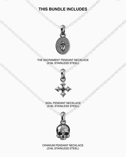 Creed necklace set