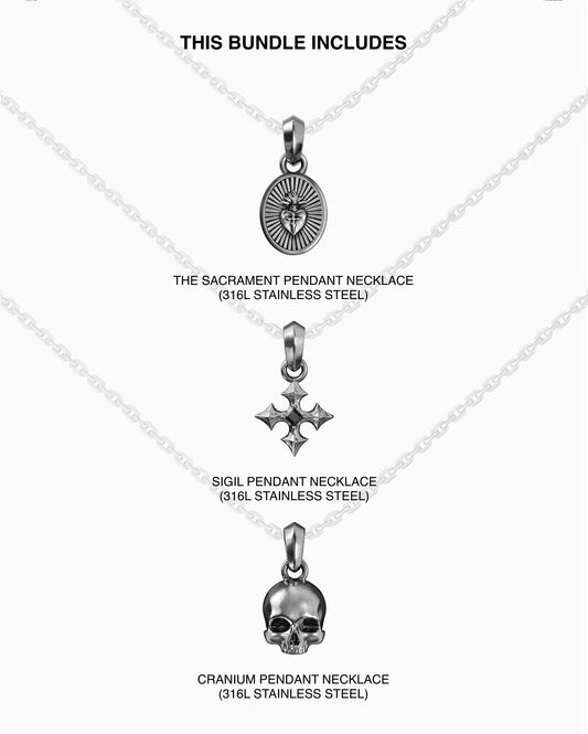 Creed necklace set