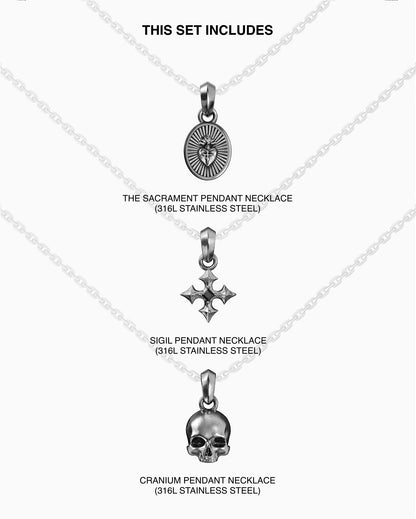 Creed necklace set-Pendant Necklaces- - - Ask & Embla