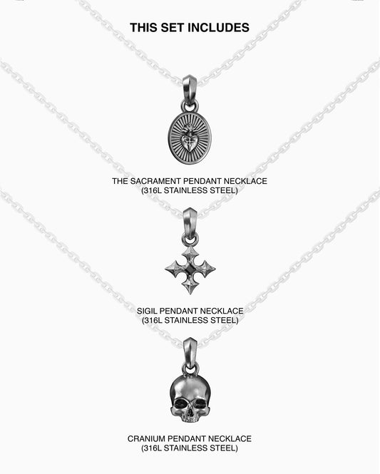 Creed necklace set-Pendant Necklaces- - - Ask & Embla
