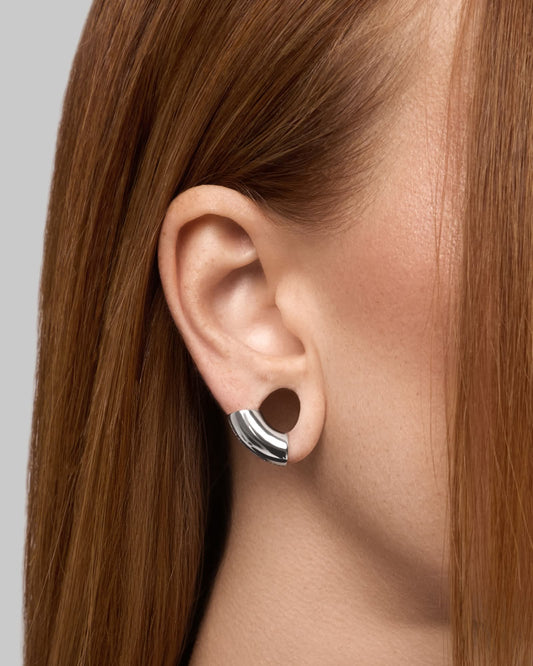 Classic Lobe Cuffs-Lobe Cuffs™- Silver - Long - Ask & Embla