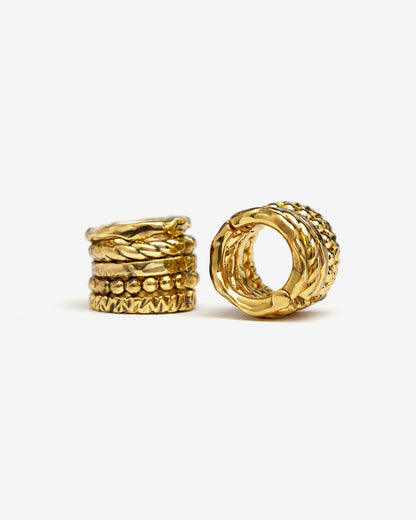 Qarma Lobe Cuffs™️-Lobe Cuffs™- Gold - 6mm - Ask & Embla