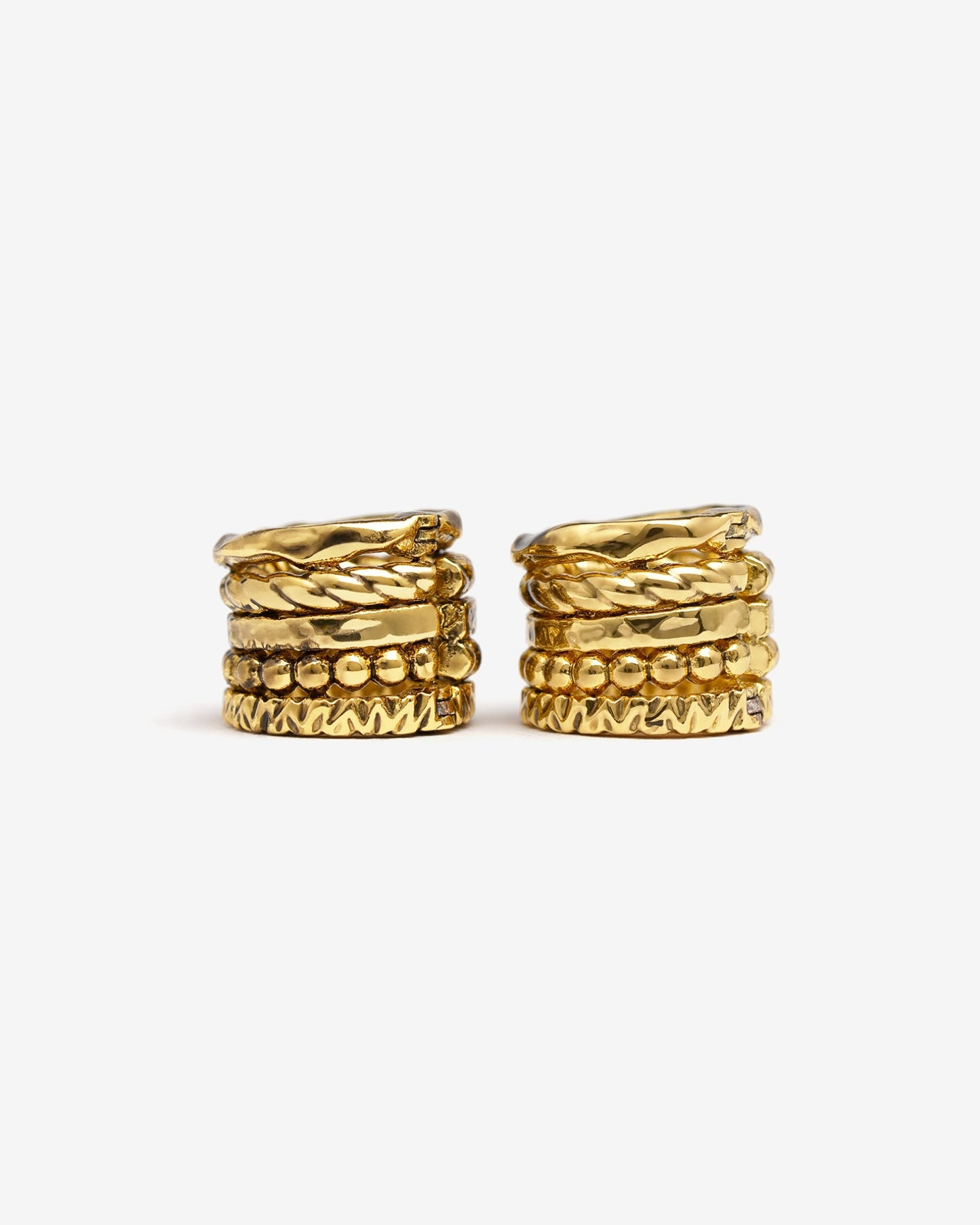 Qarma Lobe Cuffs™️-Lobe Cuffs™- Gold - 6mm - Ask & Embla