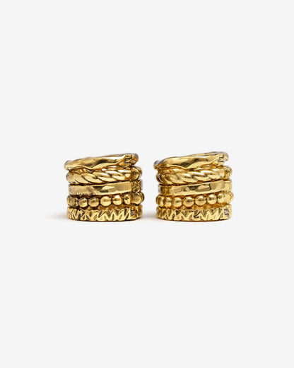 Qarma Lobe Cuffs™️-Lobe Cuffs™- Gold - 6mm - Ask & Embla