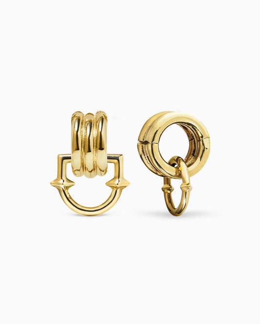 Qria Lobe Cuffs™-Lobe Cuffs™- Gold - 8mm - Ask & Embla