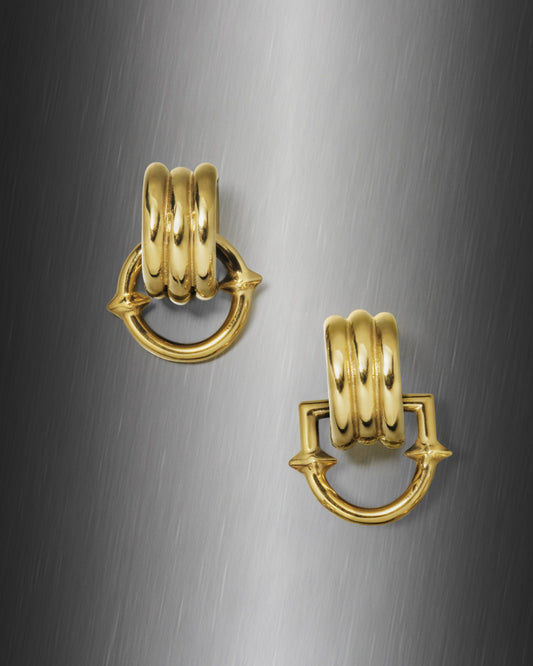 Qria Lobe Cuffs™-Lobe Cuffs™- Gold - 8mm - Ask & Embla