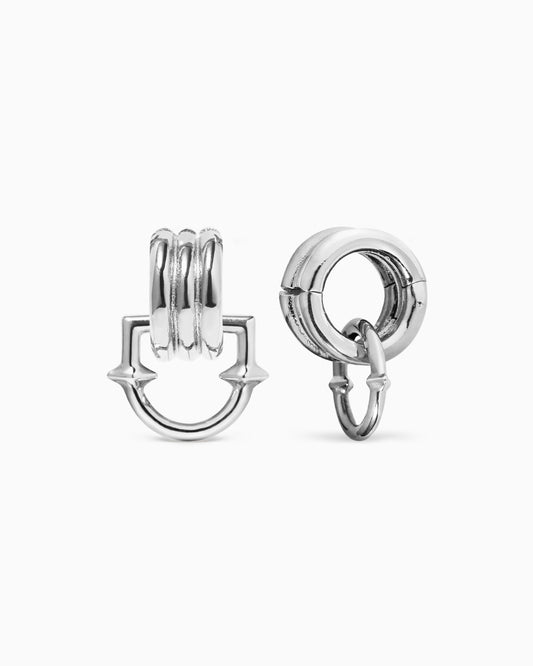 Qria Lobe Cuffs™-Lobe Cuffs™- Silver - 8mm - Ask & Embla