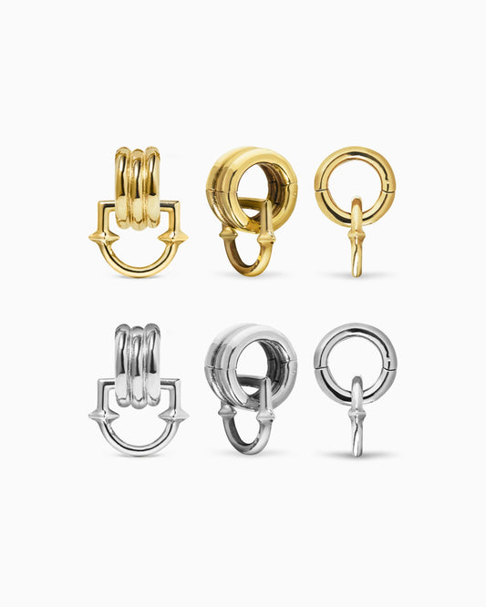 Qria Lobe Cuffs™-Lobe Cuffs™- Gold - 8mm - Ask & Embla