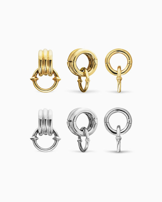 Qria Lobe Cuffs™-Lobe Cuffs™- Gold - 8mm - Ask & Embla