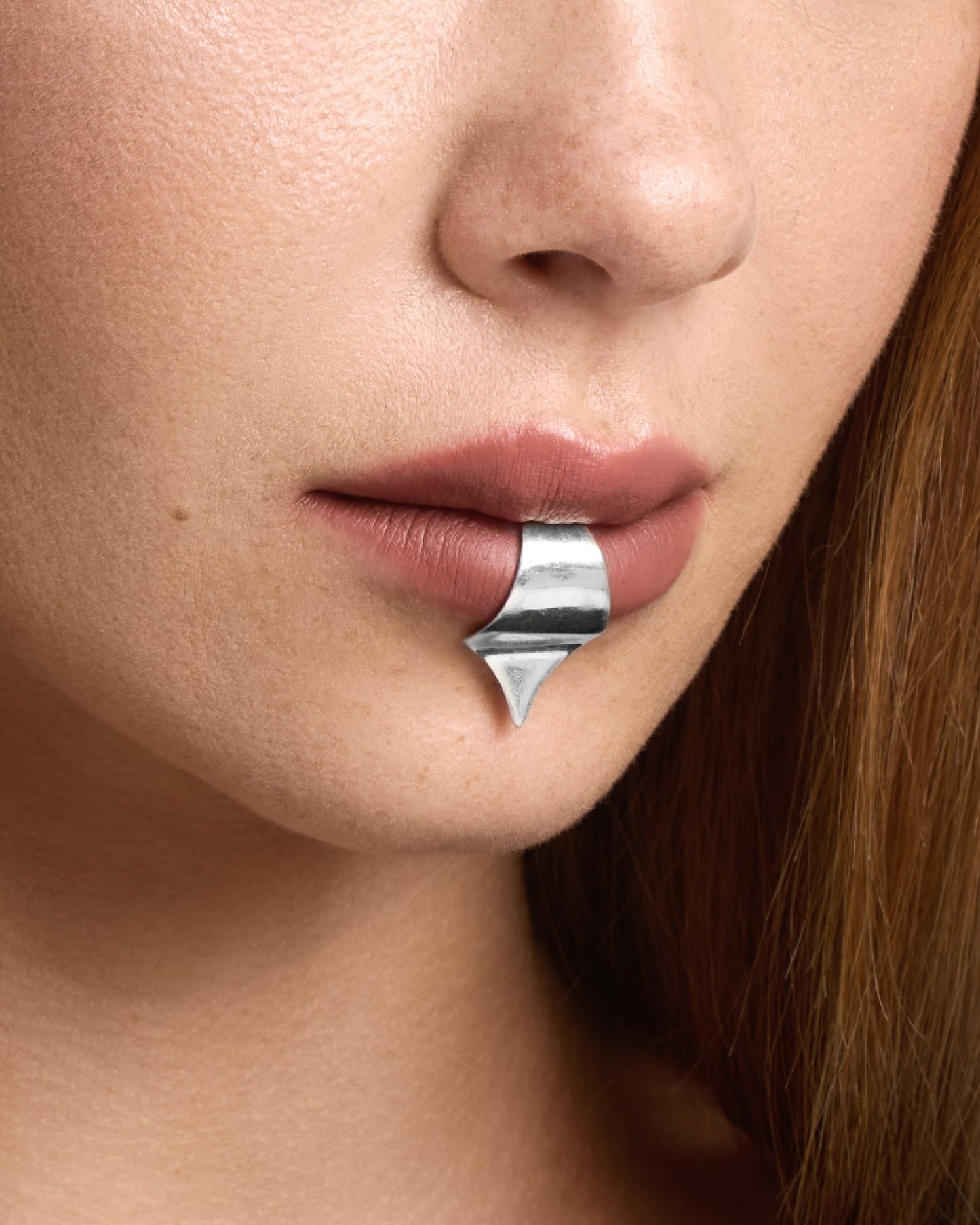 Void Lip Cuff-Lip Cuff- Silver - - Ask & Embla