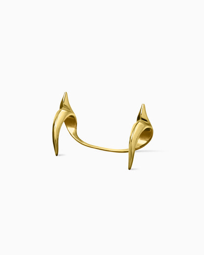 Iridium Lip Cuff-Lip Cuff- Gold - - Ask & Embla