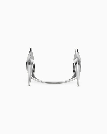 Iridium Lip Cuff-Lip Cuff- Silver - - Ask & Embla