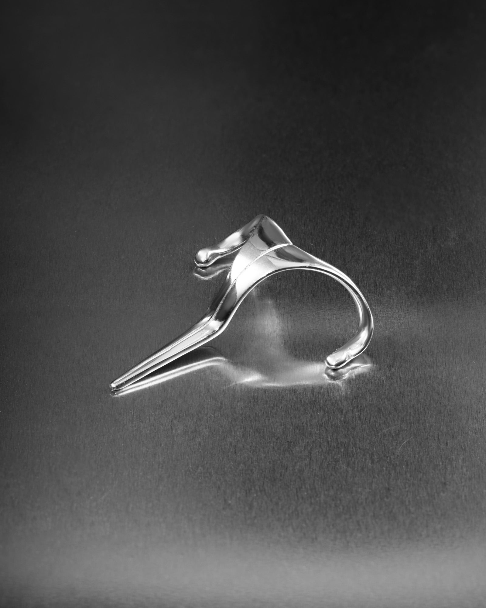 Ophidian Lip Cuff-Lip Cuff- Silver - - Ask & Embla