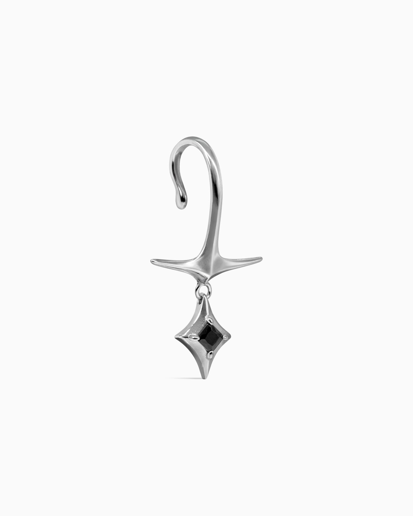 Equinox Lip Cuff-Lip Cuffs- Silver - - Ask & Embla