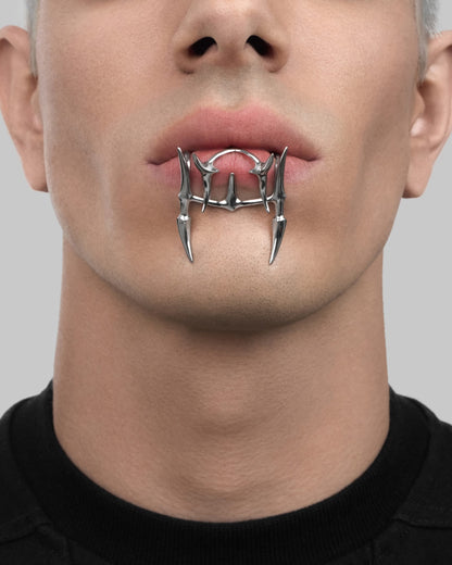 Vertebrae lip cuff set-Lip Cuffs- Silver - - Ask & Embla