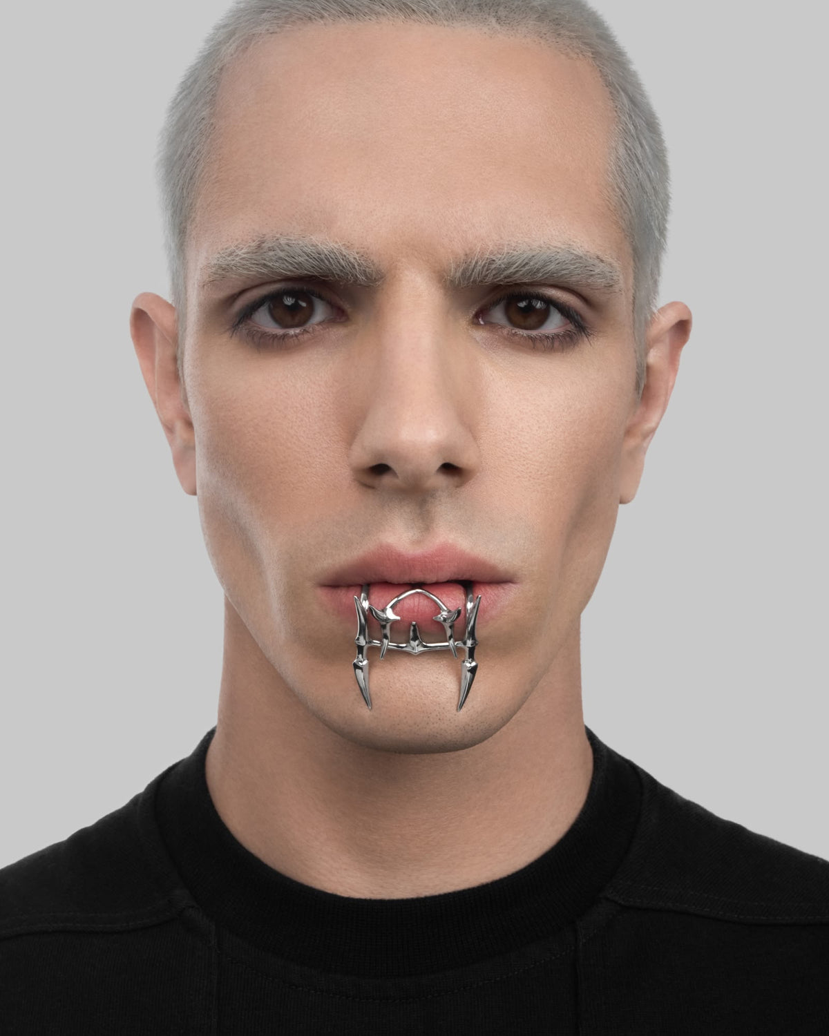 Vertebrae lip cuff set-Lip Cuffs- Silver - - Ask & Embla