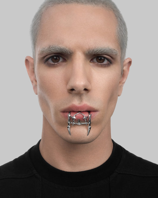 Vertebrae lip cuff set-Lip Cuffs- Silver - - Ask & Embla