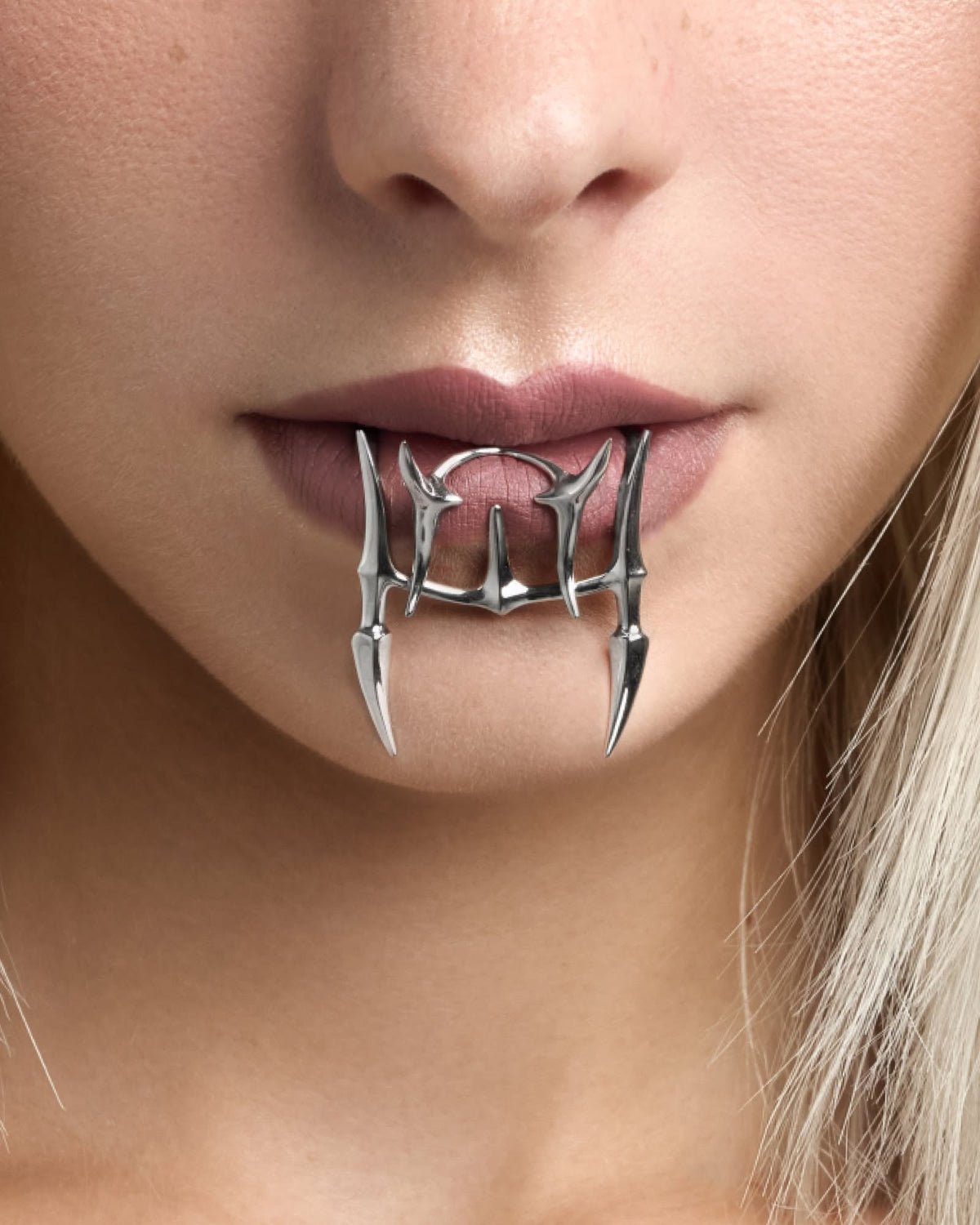 Vertebrae lip cuff set-Lip Cuffs- Silver - - Ask & Embla