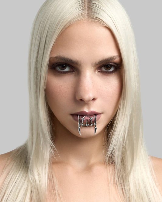 Vertebrae lip cuff set-Lip Cuffs- Silver - - Ask & Embla