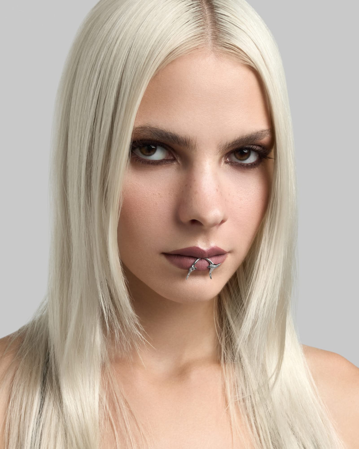Vertebrae lip cuff set-Lip Cuffs- Silver - - Ask & Embla