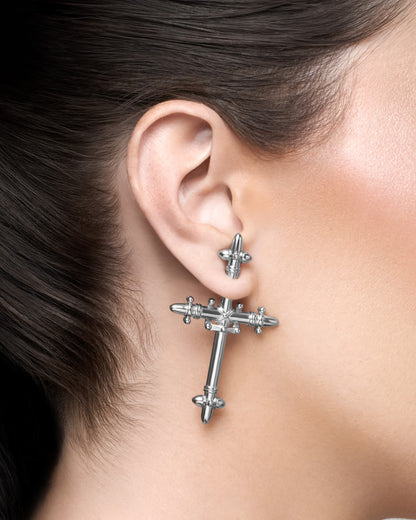 Litany Mono Earring-Mono Earrings- Silver - - Ask & Embla