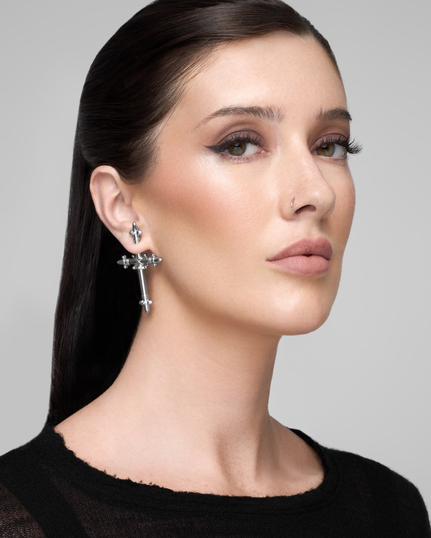 Litany Mono Earring-Mono Earrings- Silver - - Ask & Embla