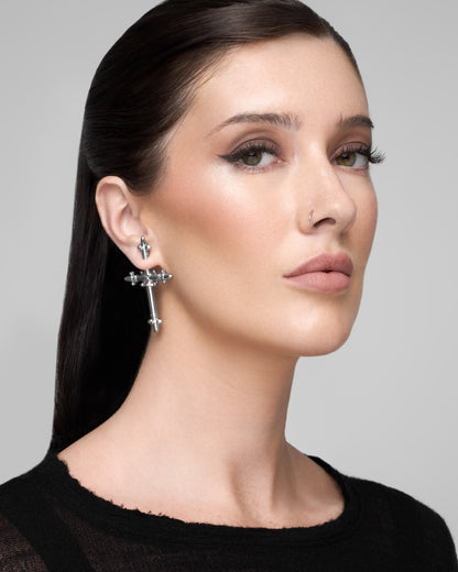 Litany Mono Earring-Mono Earrings- Silver - - Ask & Embla