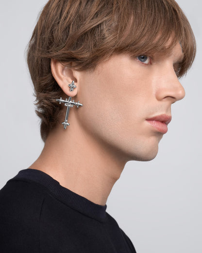 Litany Mono Earring-Mono Earrings- Silver - - Ask & Embla