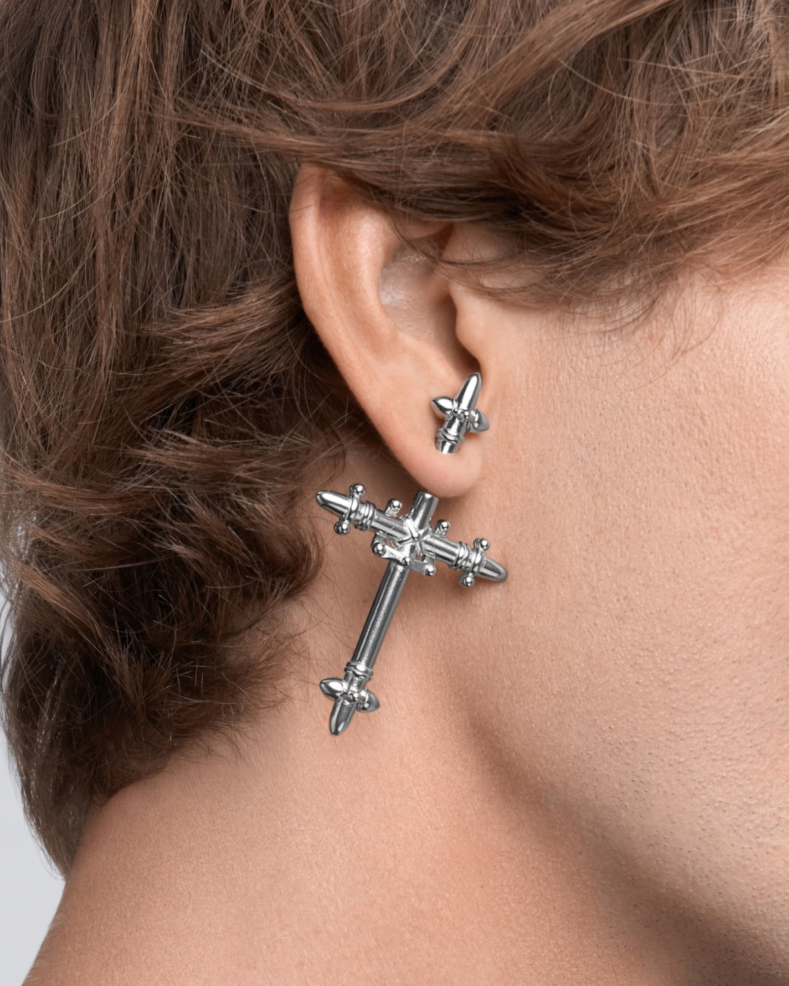 Litany Mono Earring-Mono Earrings- Silver - - Ask & Embla