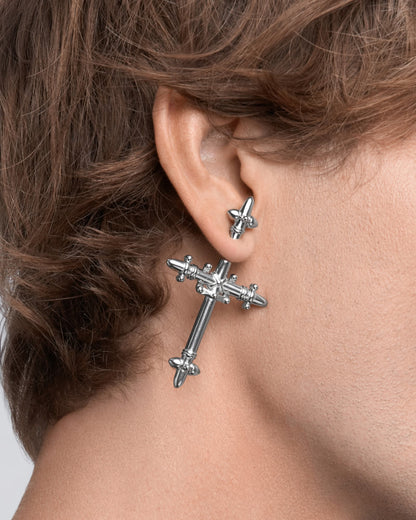 Litany Mono Earring-Mono Earrings- Silver - - Ask & Embla