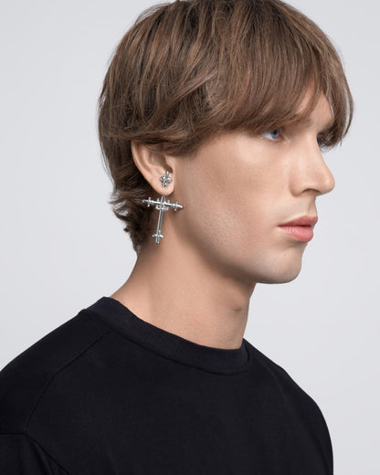 Litany Mono Earring-Mono Earrings- Silver - - Ask & Embla