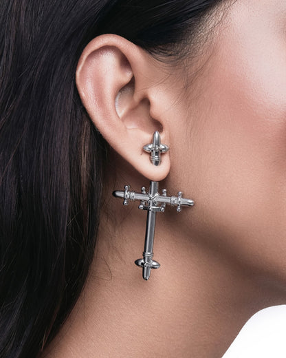 Litany Mono Earring-Mono Earrings- Silver - - Ask & Embla