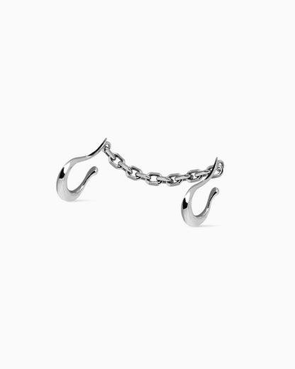 FORSAKEN Nose Cuff-Nose Cuff- Silver - - Ask & Embla