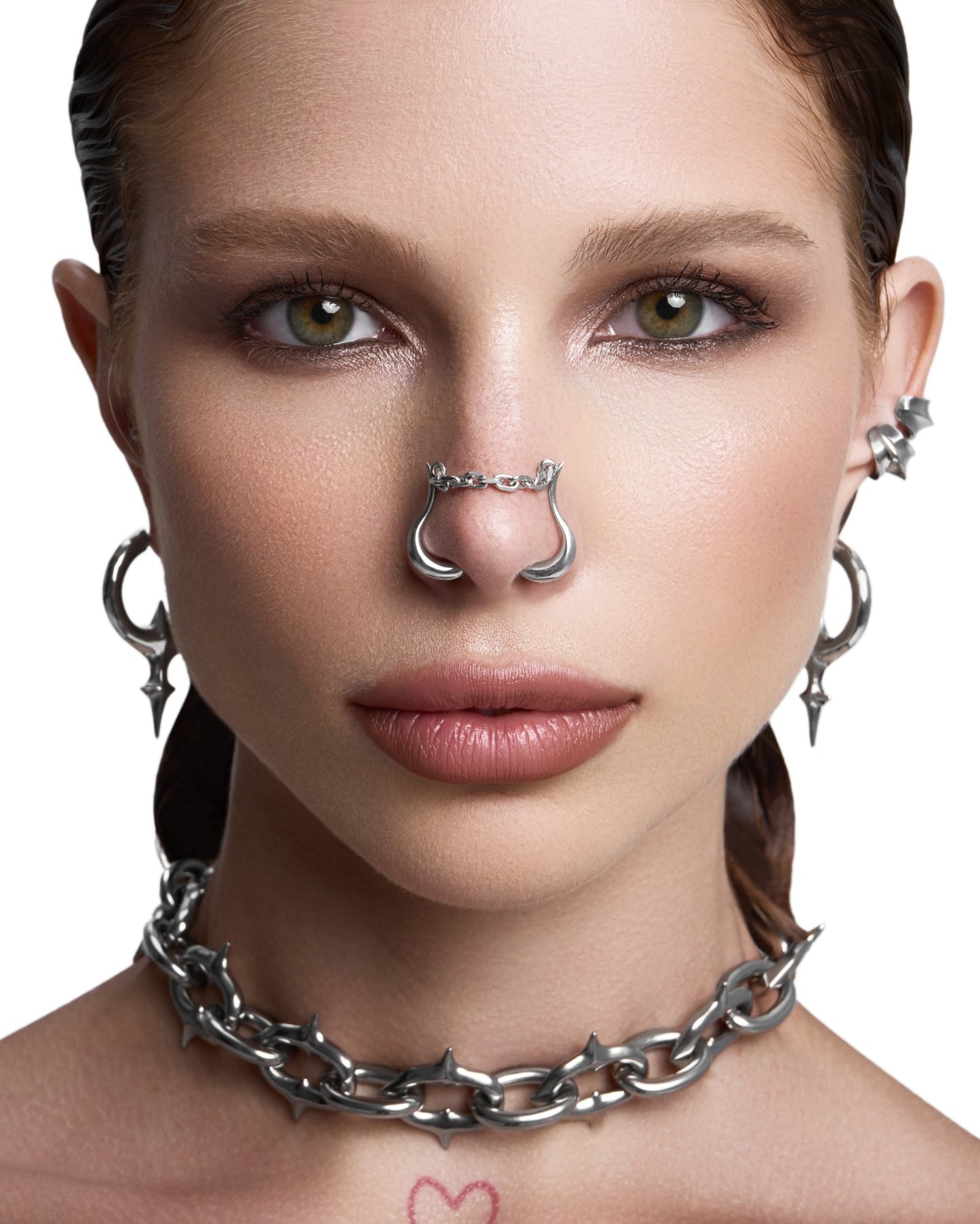 FORSAKEN Nose Cuff-Nose Cuff- Silver - - Ask & Embla