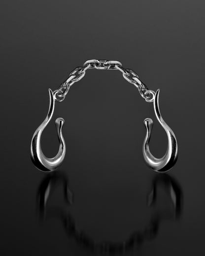 FORSAKEN Nose Cuff-Nose Cuff- Silver - - Ask & Embla