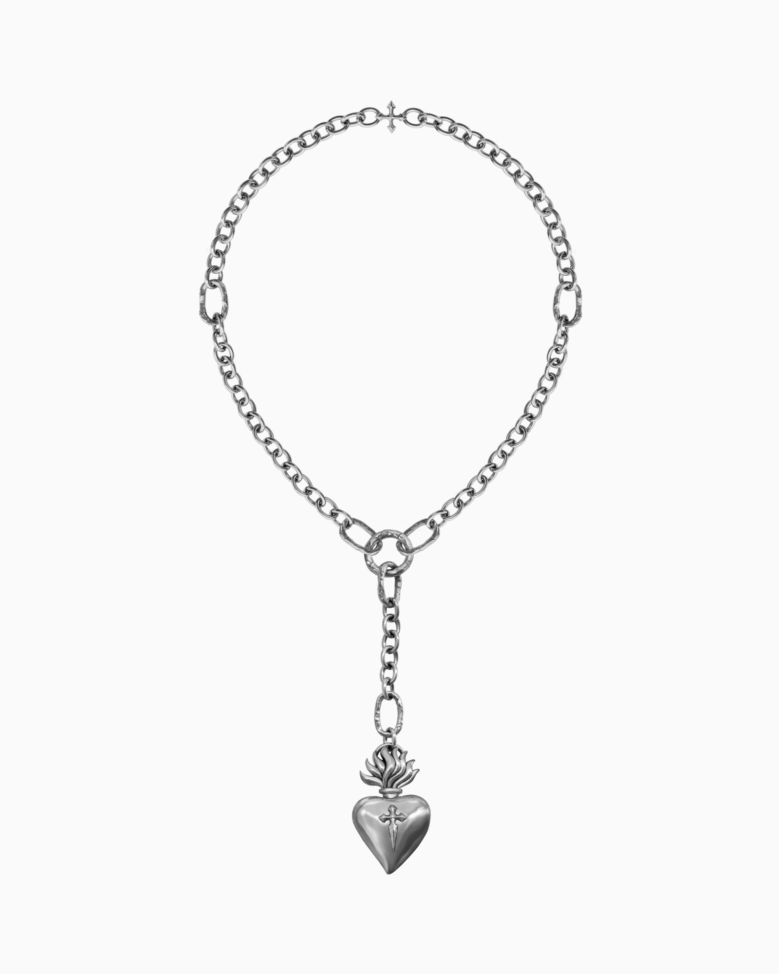 The Sacrament Locket Necklace-Pendant Necklaces- Silver - - Ask & Embla