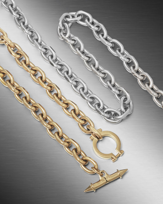 Synesthesia Chain Necklace-Chain Necklace- Gold - - Ask & Embla