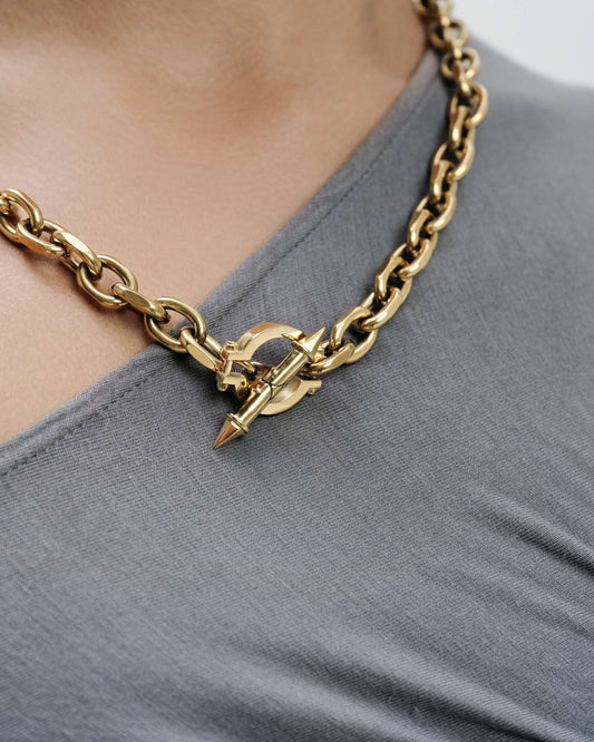 Synesthesia Chain Necklace-Chain Necklace- Gold - - Ask & Embla