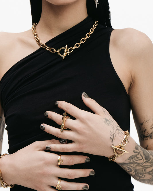 Synesthesia Chain Necklace-Chain Necklace- Gold - - Ask & Embla