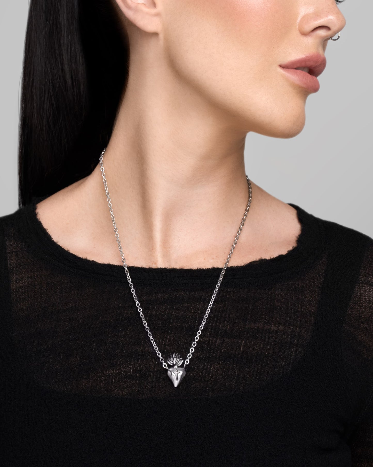 The Sacrament Necklace-Pendant Necklace- Gold - - Ask & Embla